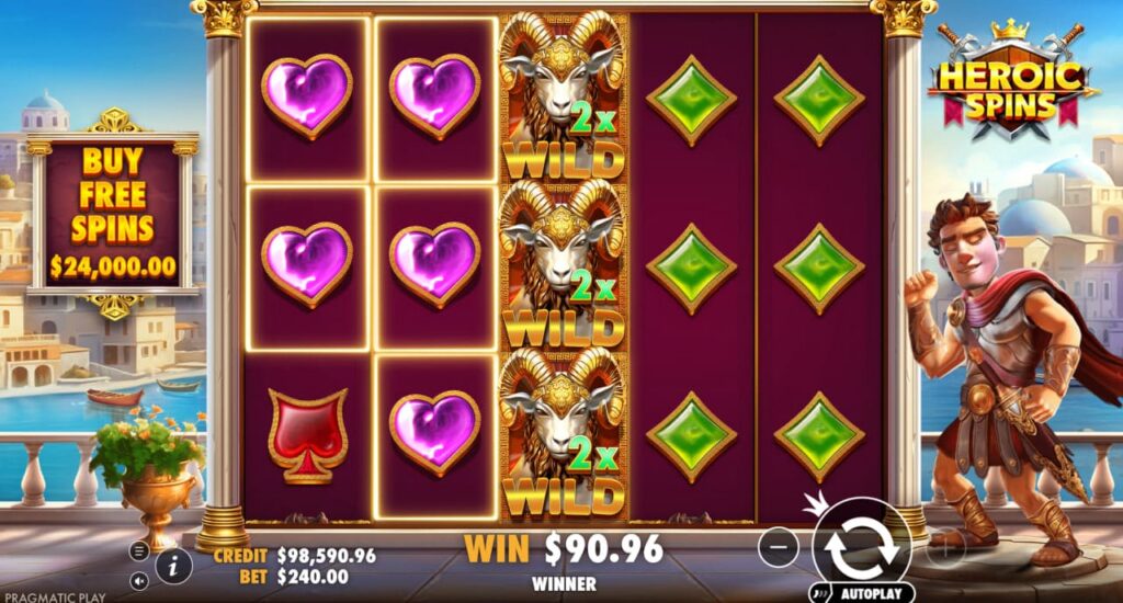 Heroic Spins Jogo