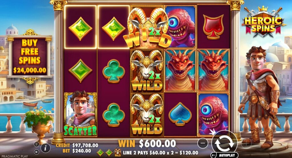 Heroic Spins Pragmatic Play